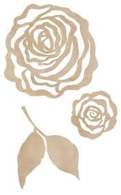 Wood Flourishes | Roses