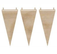 Wooden Flourishes | Long Pennants