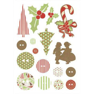 KAISERcraft | Printed Chipboard | Be Merry