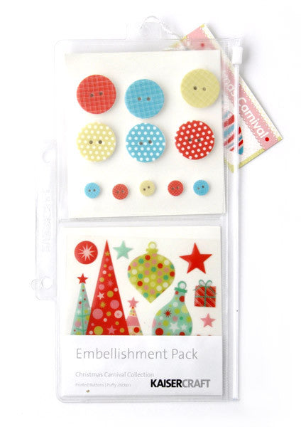 KAISERCRAFT | Christmas Carnival | Embellishment Pack