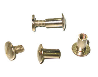 Chicago Book Screws | Brass 1/2"