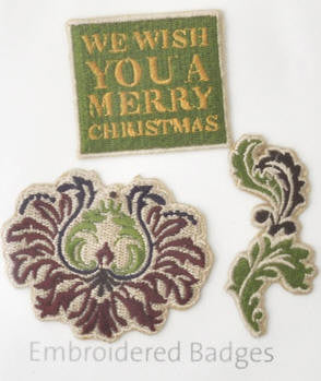 KAISERcraft | Embroidered Badges | Dear Santa